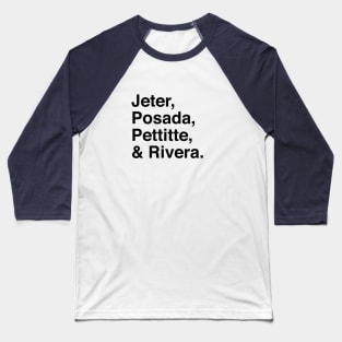 Jeter, Posada, Pettitte, Rivera Baseball T-Shirt